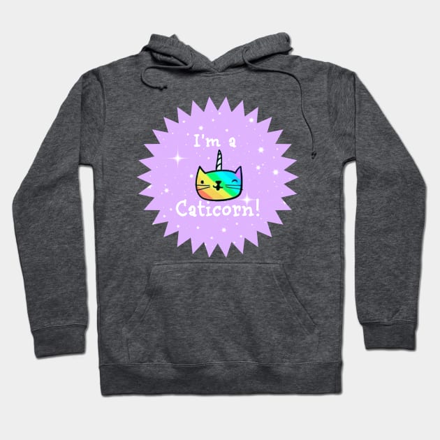 Rainbow Caticorns Hoodie by DaniHoffmann